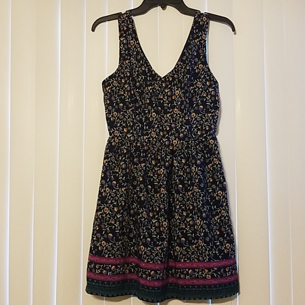 Preppy Floral Dress